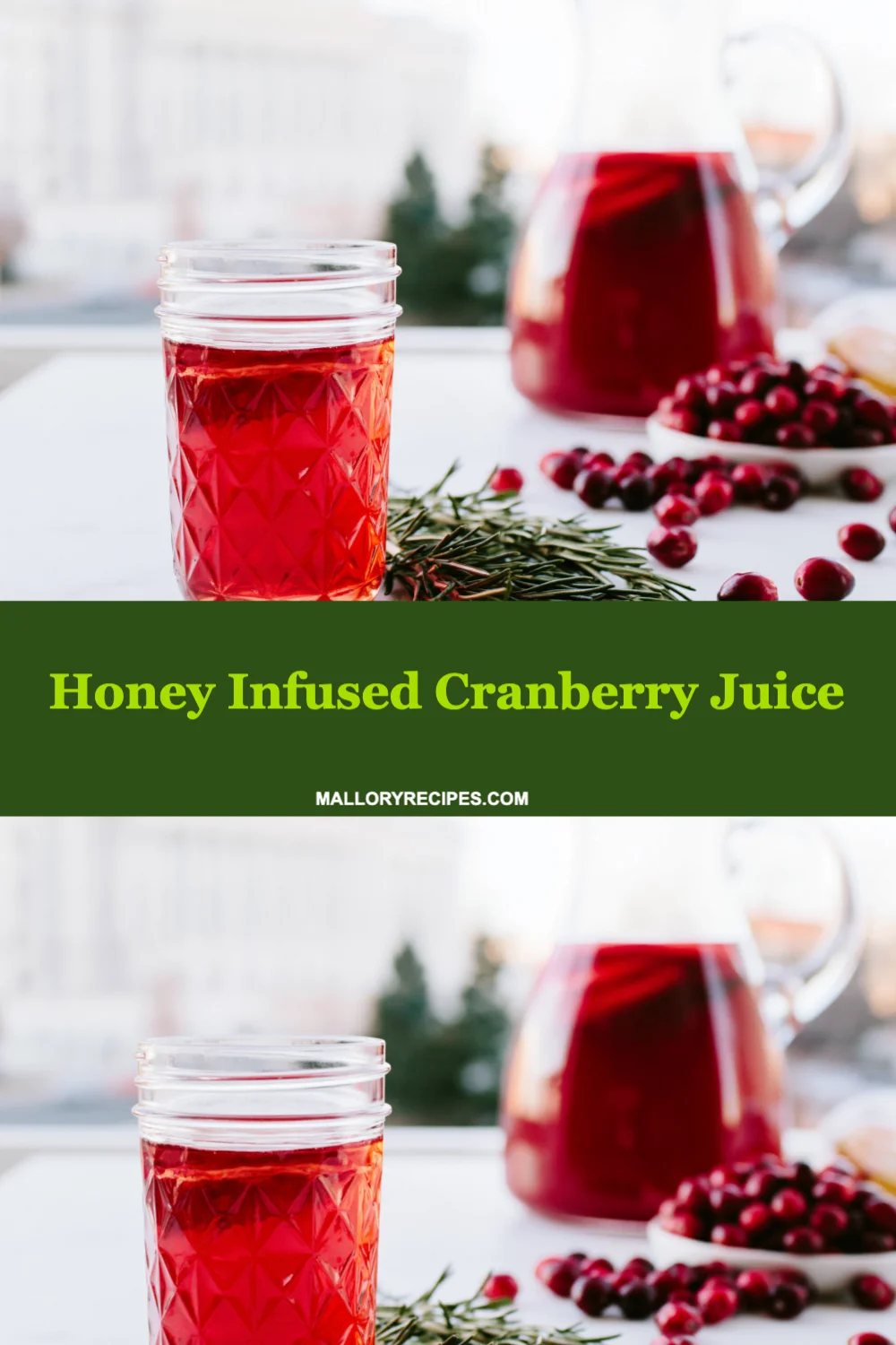 Delight in Refreshing Honey Infused Cranberry Juice: A Healthy Homemade Beverage Recipe!