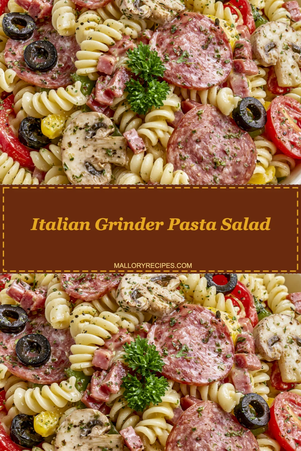 Delicious Italian Grinder Pasta Salad Recipe That Everyone Will Love!