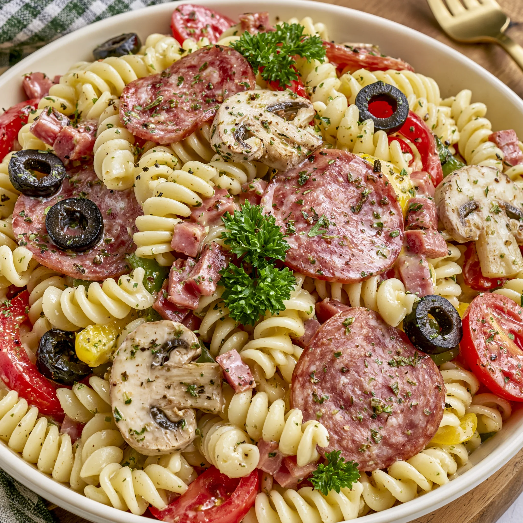 Italian Grinder Pasta Salad Recipe (Easy and Flavorful!)