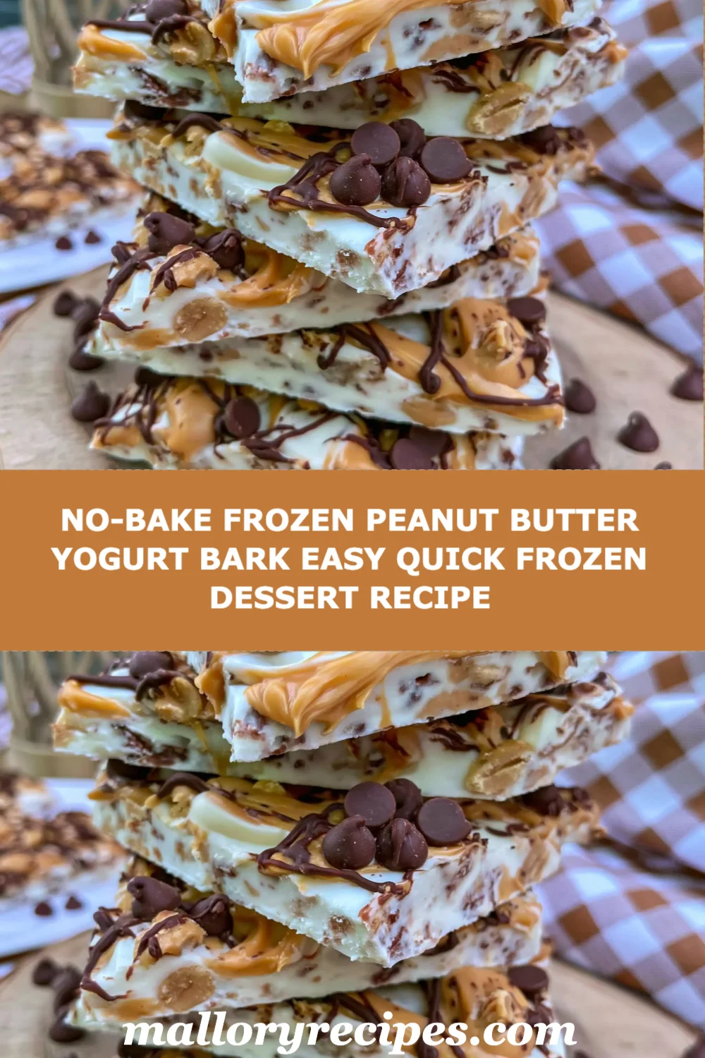 No-Bake Frozen Peanut Butter Yogurt Bark: An Easy Healthy Dessert Recipe You'll Love!