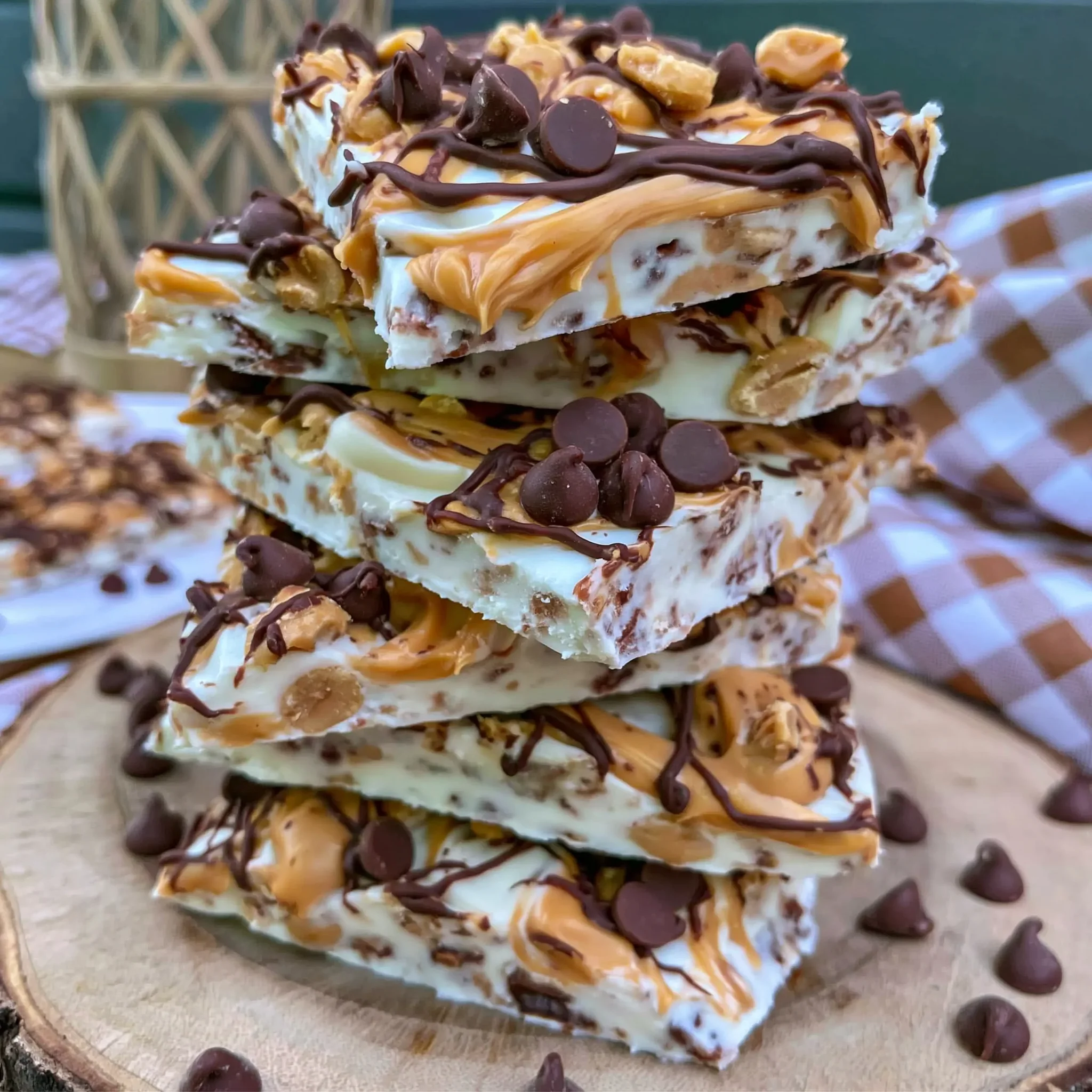 No-Bake Frozen Peanut Butter Yogurt Bark Recipe