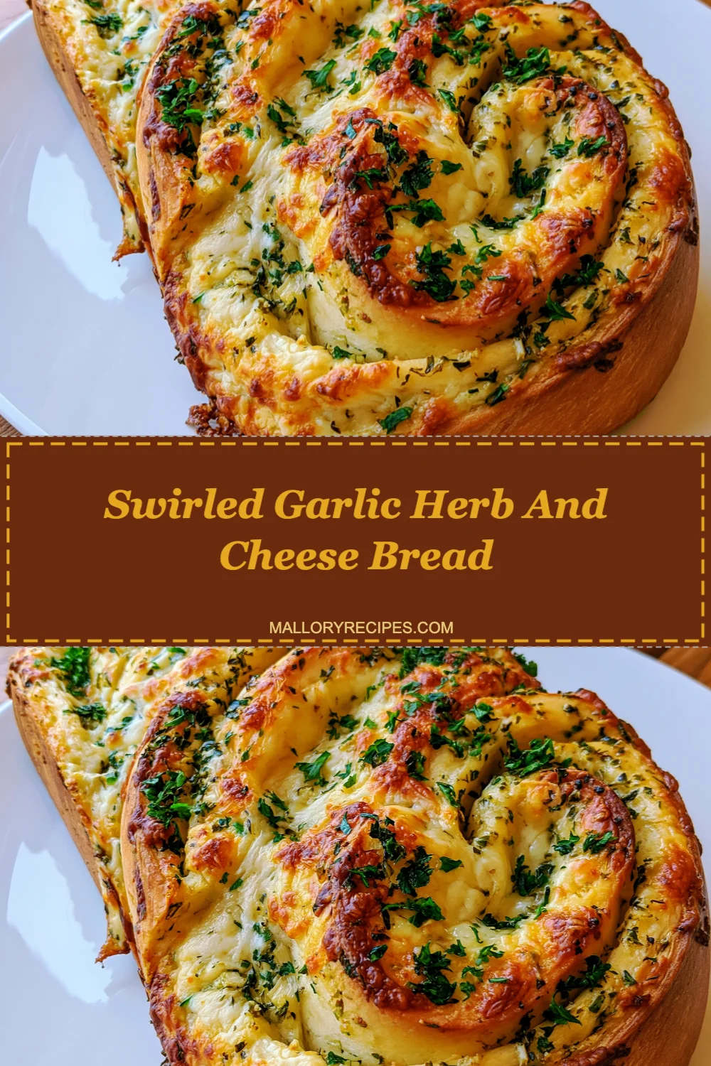 Irresistible Swirled Garlic Herb And Cheese Bread Recipe You Need to Try Today!