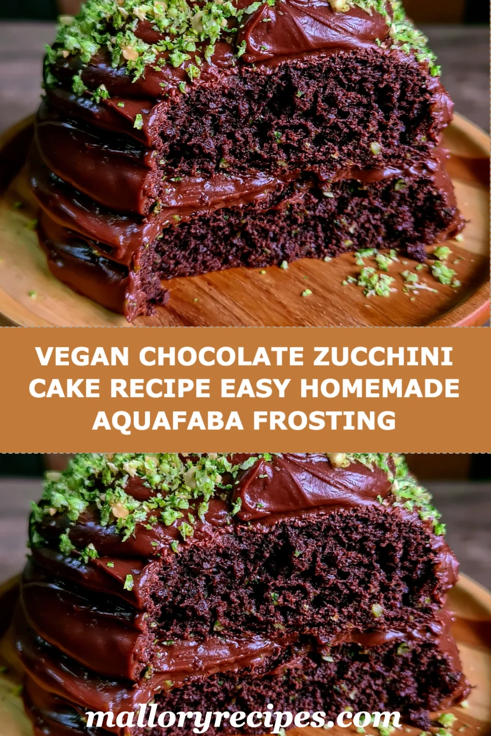 Indulge Guilt-Free with Vegan Chocolate Zucchini Cake and Easy Aquafaba Frosting Recipe!